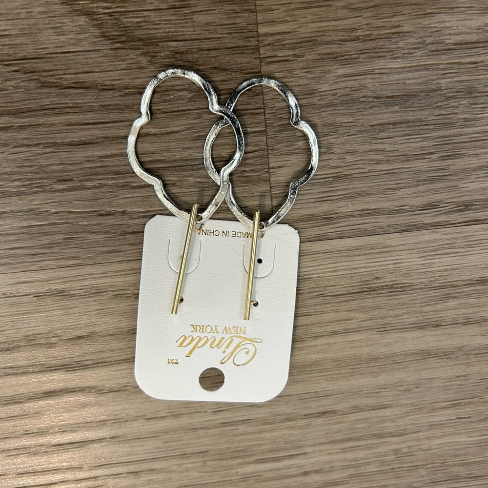 Silver and Gold Earrings